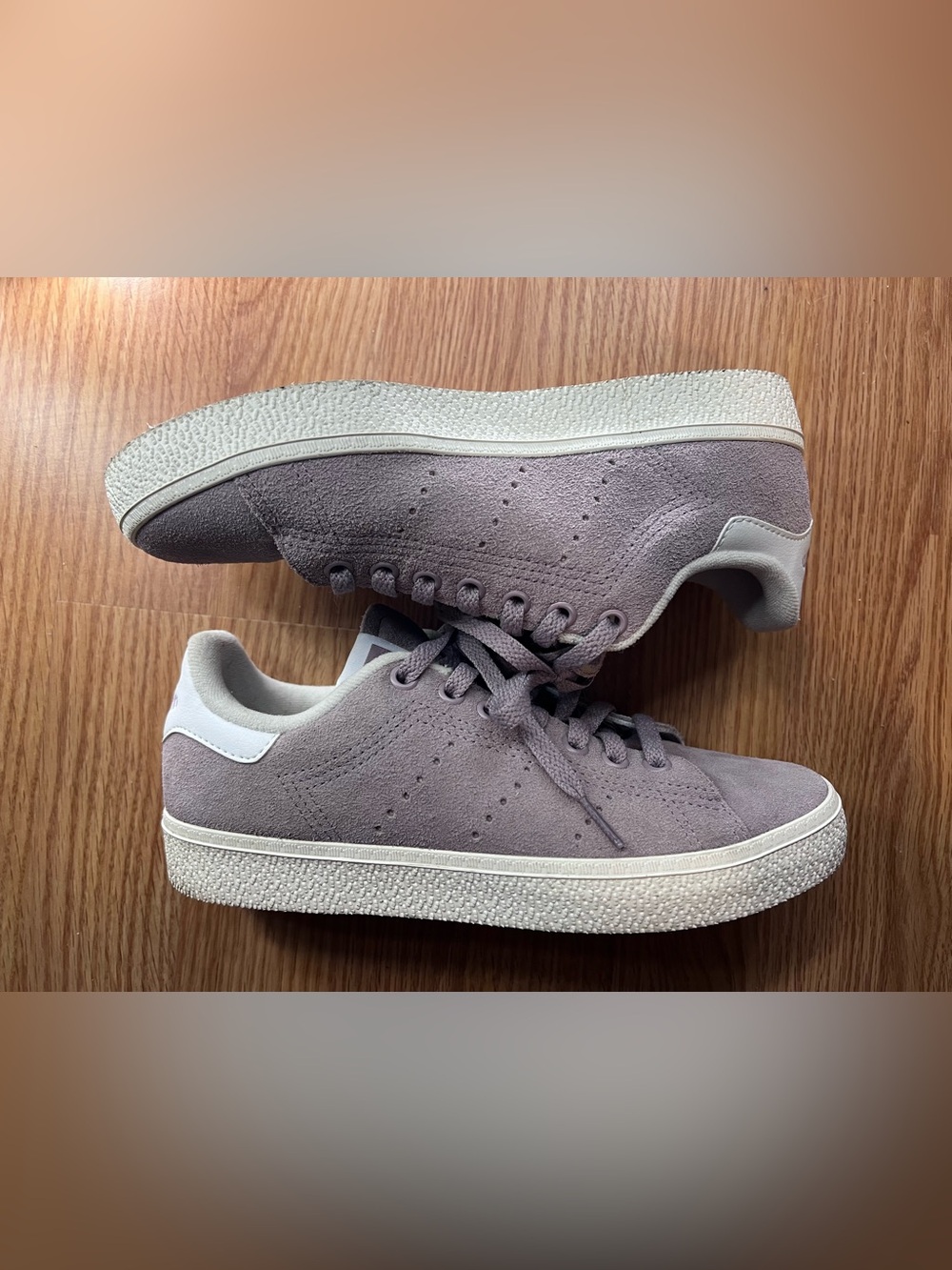 Women Adidas Stan Smith CS Classic Casual Shoe / Purple